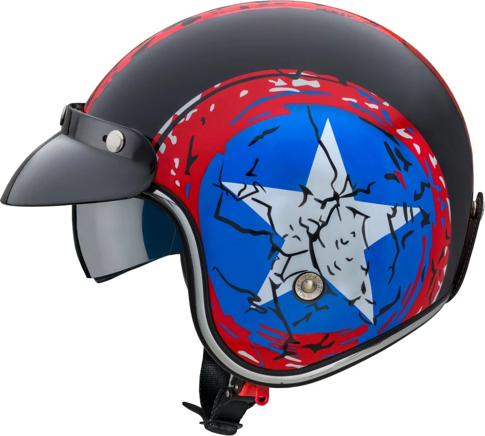 Motociklininko šalmas W-TEC Café Racer