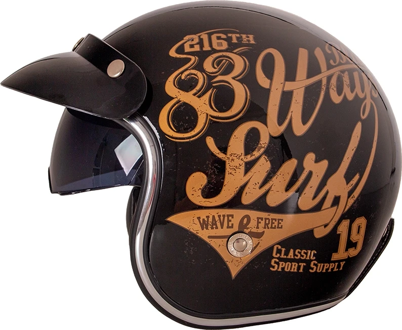 Motociklininko šalmas W-TEC Café Racer