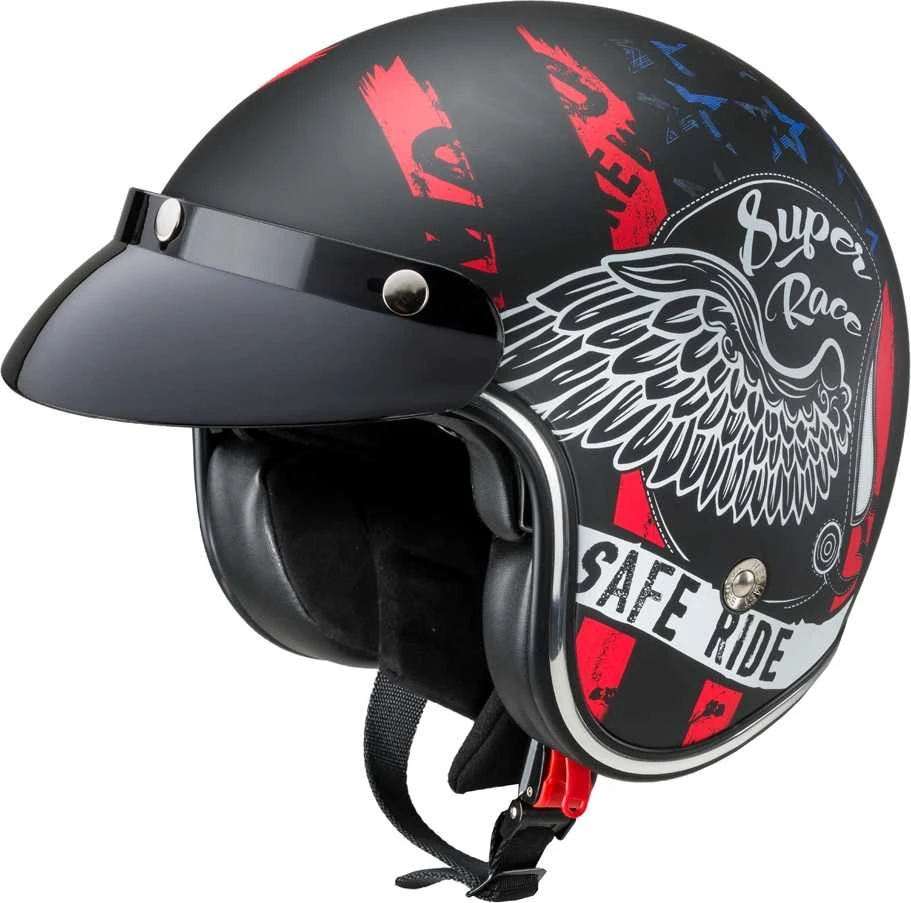 Motociklininko šalmas W-TEC Café Racer