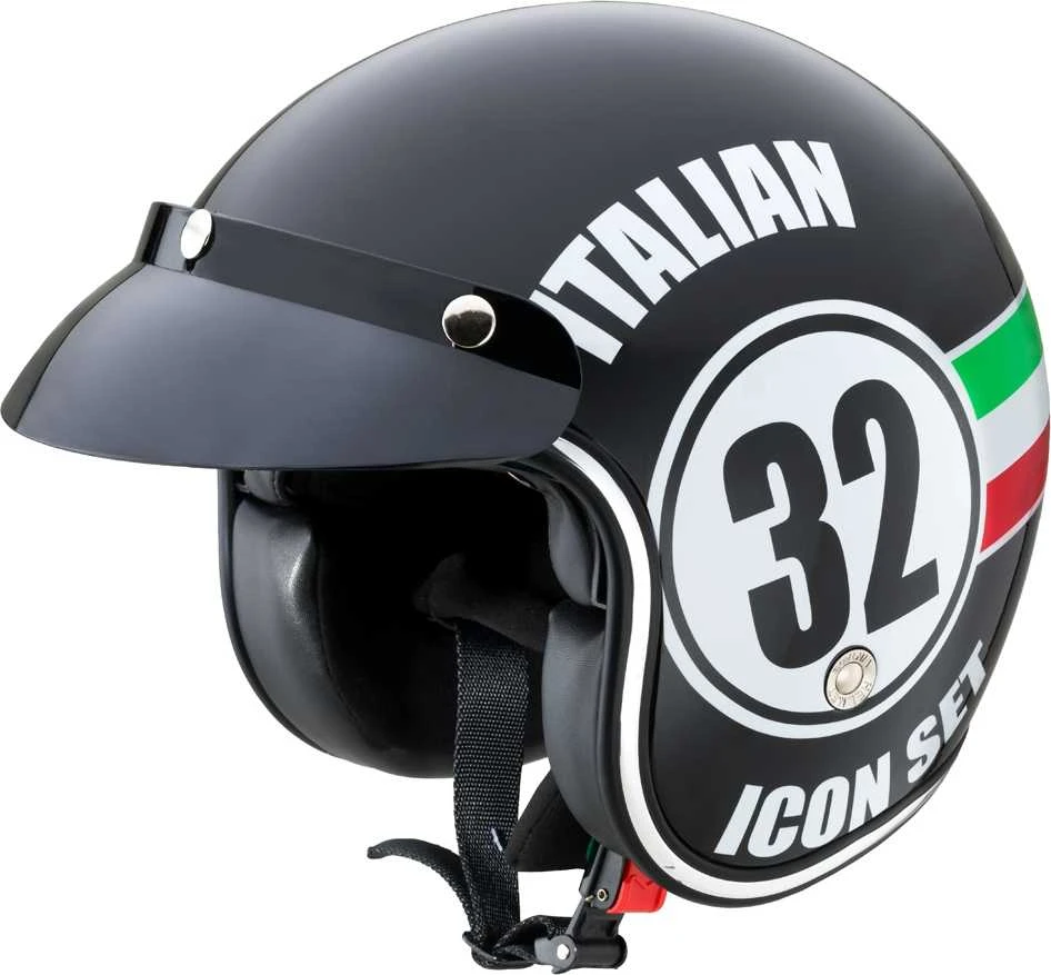Motociklininko šalmas W-TEC Café Racer