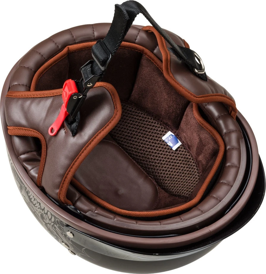 Motociklininko šalmas W-TEC Juodas Heart Longroad