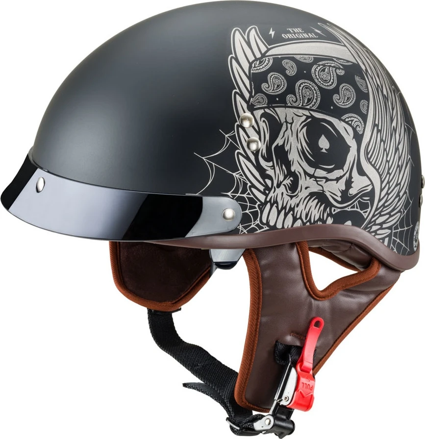 Motociklininko šalmas W-TEC Juodas Heart Longroad