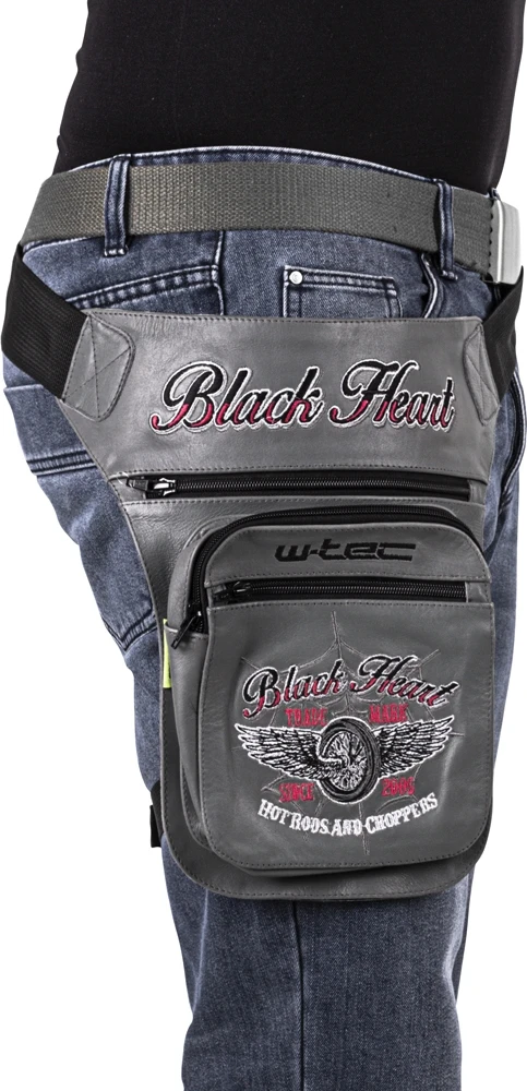 Moto krepšys ant šlaunies W-Tec Juodas Heart Relicto