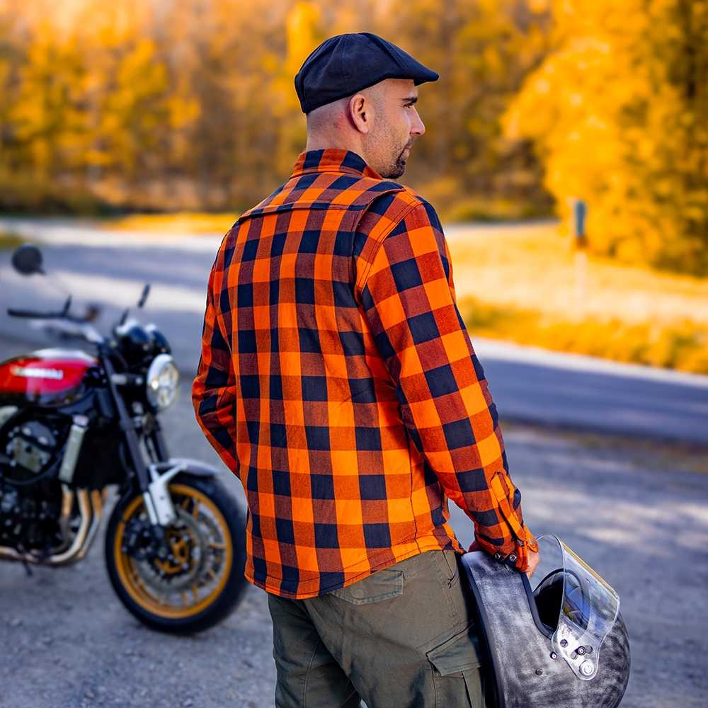 Motociklo marškinėliai BOS Lumberjack