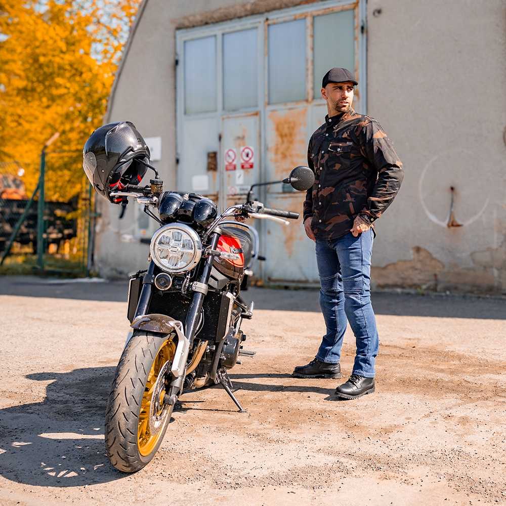 Motociklo marškinėliai BOS Lumberjack