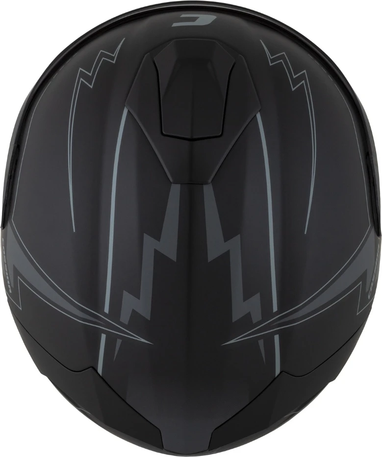 Motociklo šalmas Cassida Integral GT 2.1 Flash, matinė juoda / tamsiai pilka