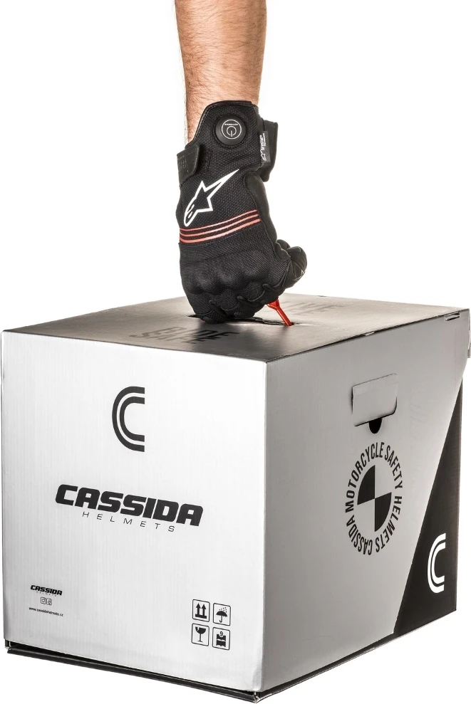 Motociklo šalmas Cassida Integral GT 2.1 Flash, matinė juoda / tamsiai pilka