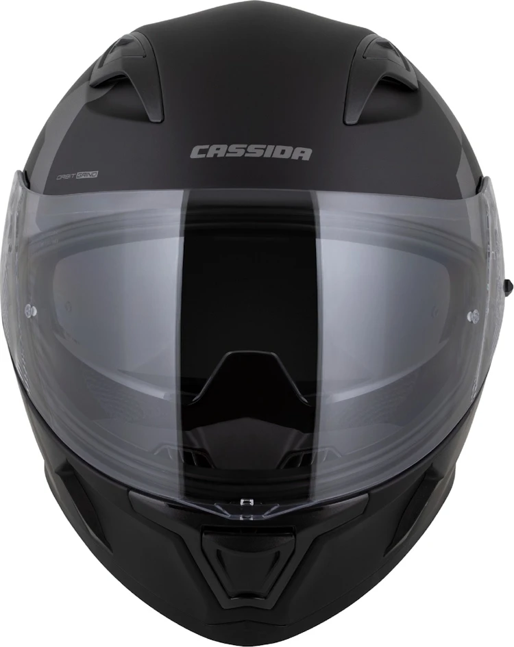 Motociklo šalmas Cassida Orbit Grind matinis juodas/pilkas