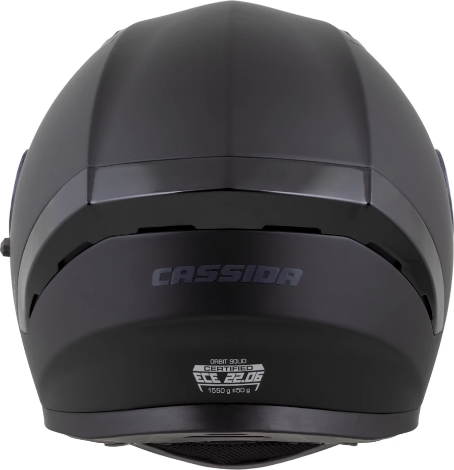 Motociklo šalmas Cassida Orbit Solid matinė juoda/juoda