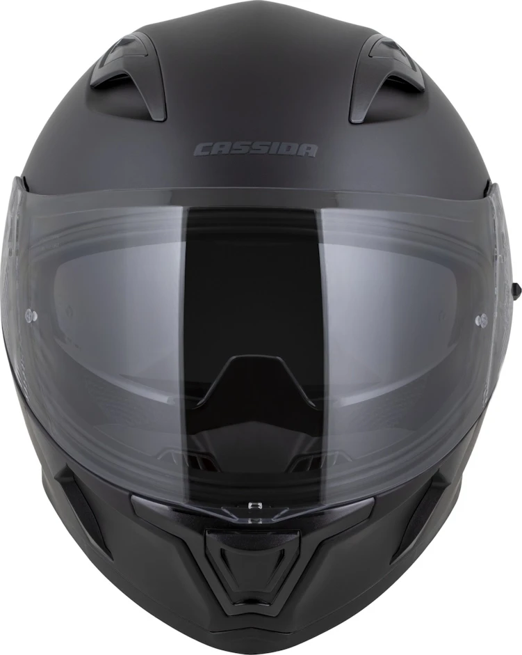 Motociklo šalmas Cassida Orbit Solid matinė juoda/juoda