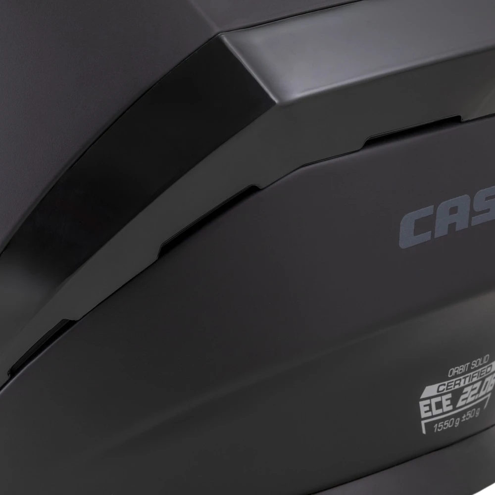 Motociklo šalmas Cassida Orbit Solid matinė juoda/juoda