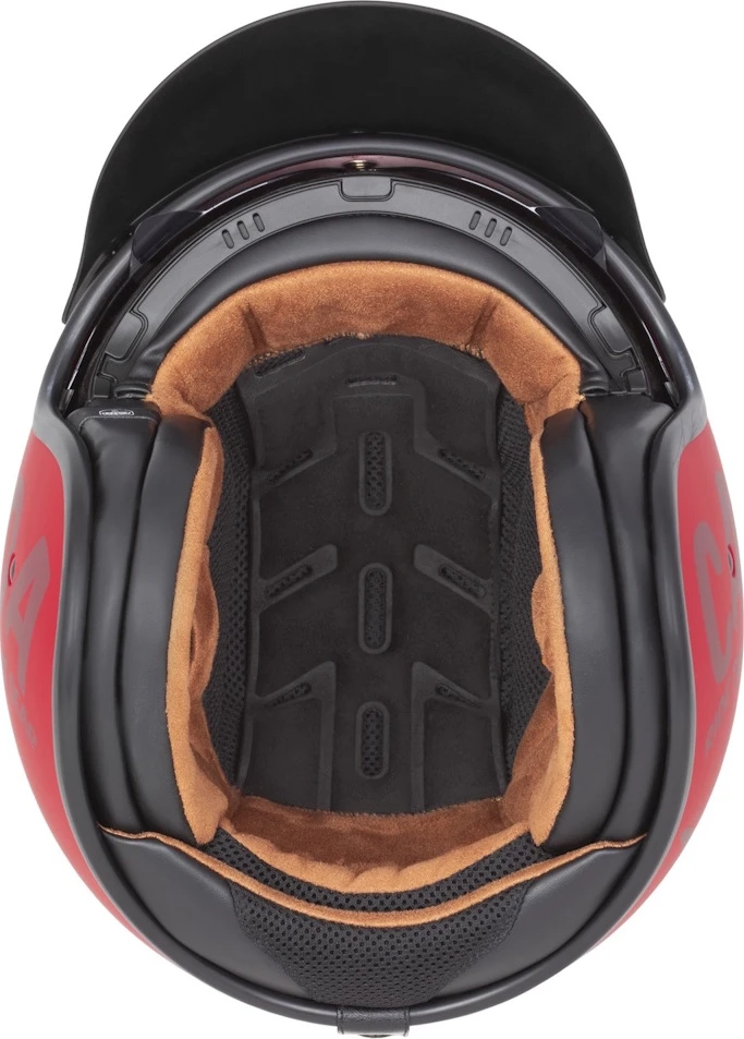 Motociklo šalmas Cassida Oxygen Gear 2.0 matinis raudonas / tamsiai raudonas 2025