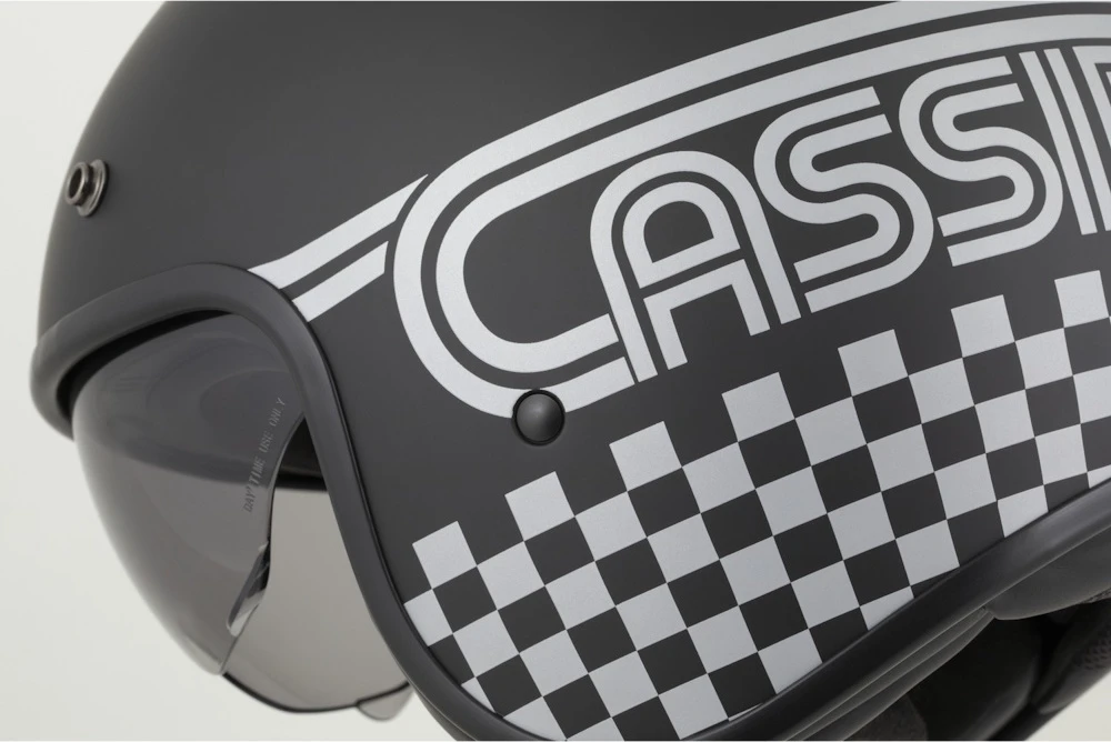 Motociklo šalmas Cassida Oxygen Rondo 2.0 matinis juodas/sidabrinis