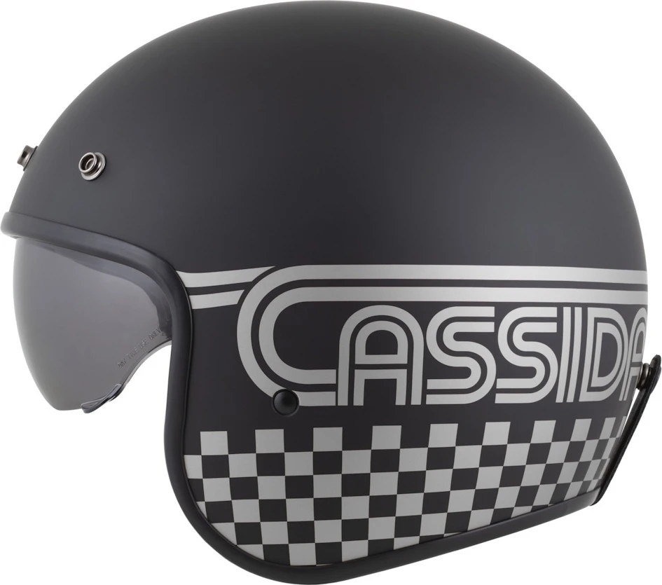 Motociklo šalmas Cassida Oxygen Rondo 2.0 matinis juodas/sidabrinis