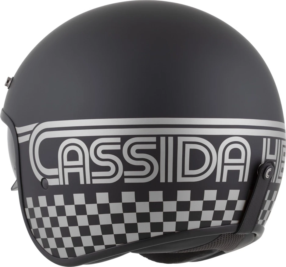 Motociklo šalmas Cassida Oxygen Rondo 2.0 matinis juodas/sidabrinis