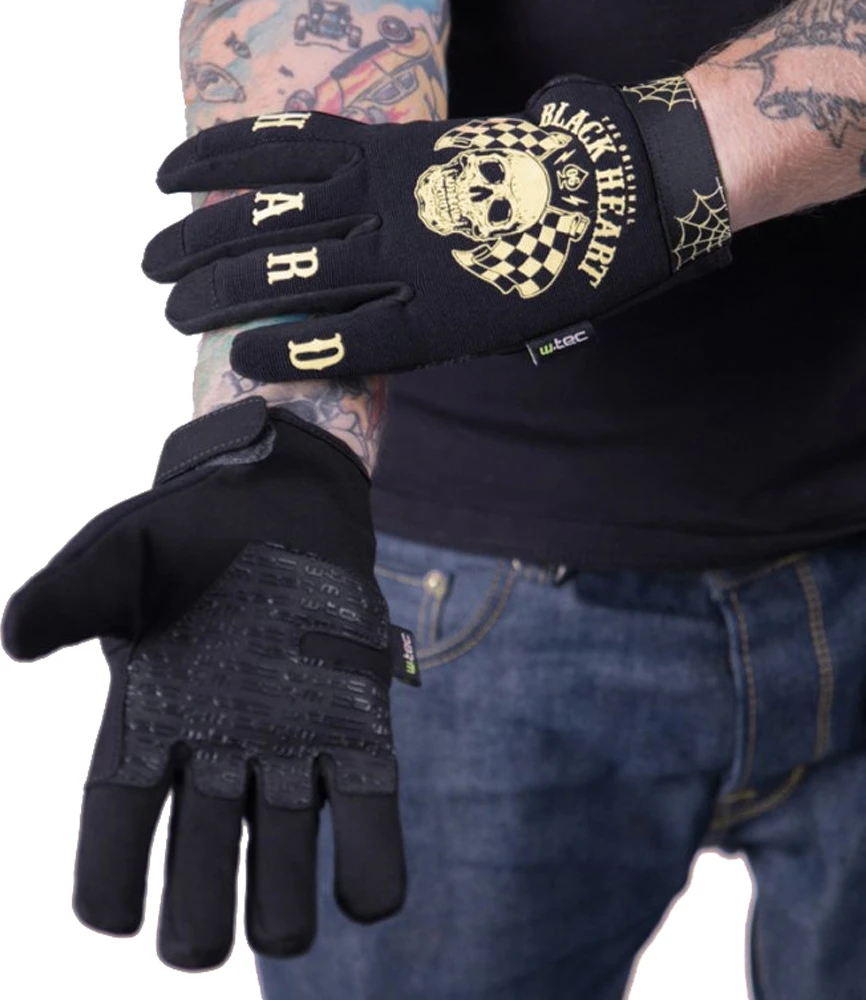 Motorcycle Gloves W-Tec Juodas Heart Restarter