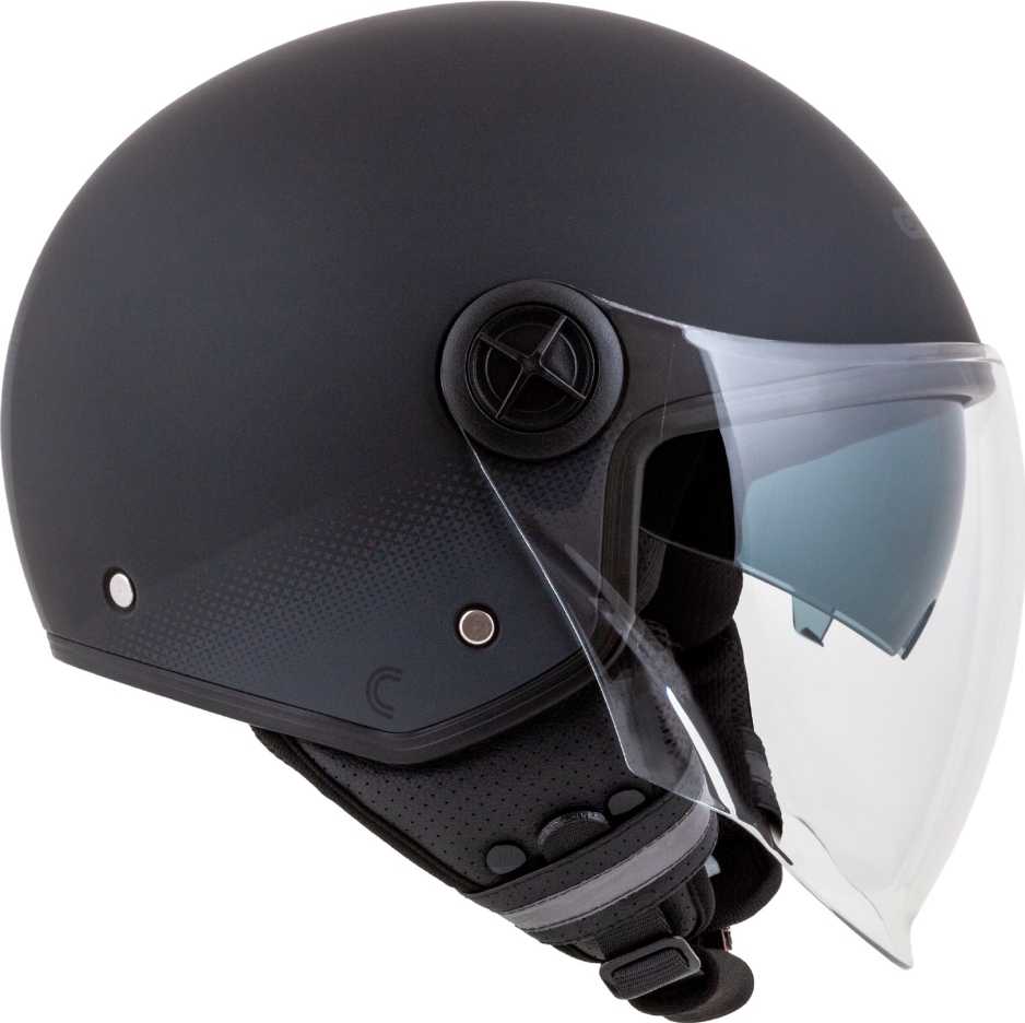 Motorcycle Helmet Cassida Handy Plus Matte Juodas/Gray