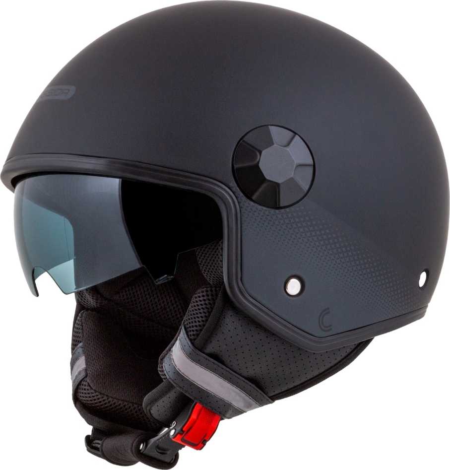 Motorcycle Helmet Cassida Handy Plus Matte Juodas/Gray