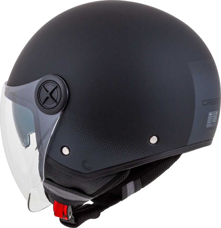 Motorcycle Helmet Cassida Handy Plus Matte Juodas/Gray