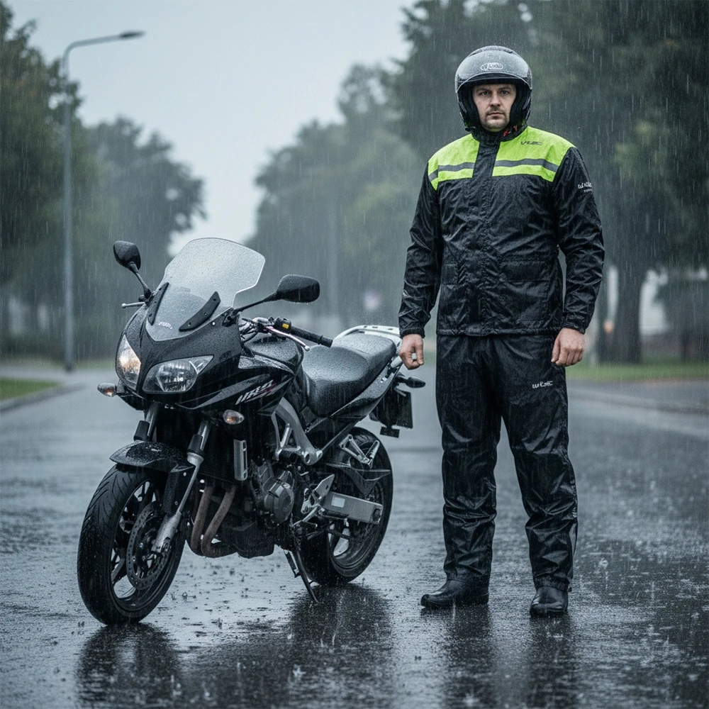Motociklininko lietaus striukė W-TEC Nowet
