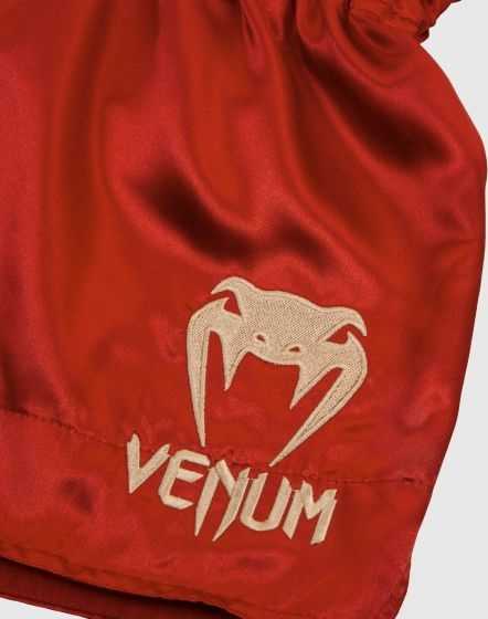 Muay Thai šortai Venum Classic - Bordo/Auksinė