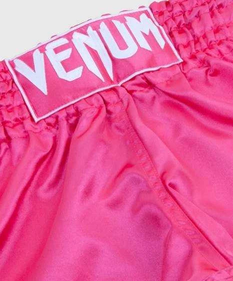 Muay Thai šortai Venum Classic, rožiniai/balti