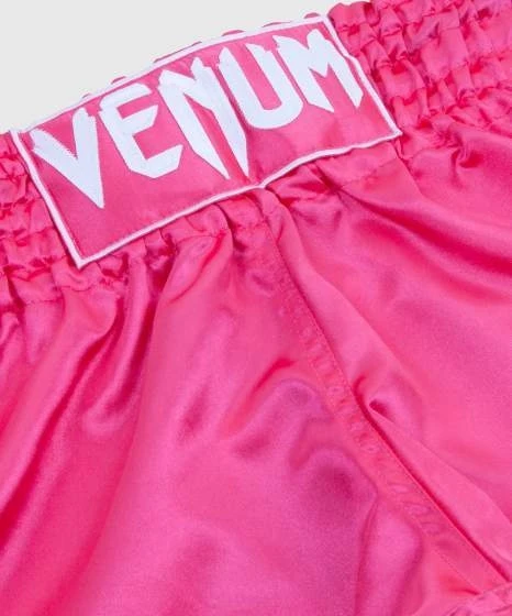 Muay Thai šortai Venum Classic, rožiniai/balti