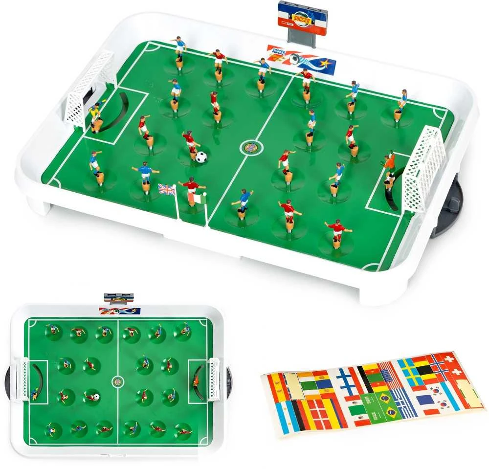 Multistore Mini stalo futbolo žaidimas ant spyruoklių 22 žaidėjams