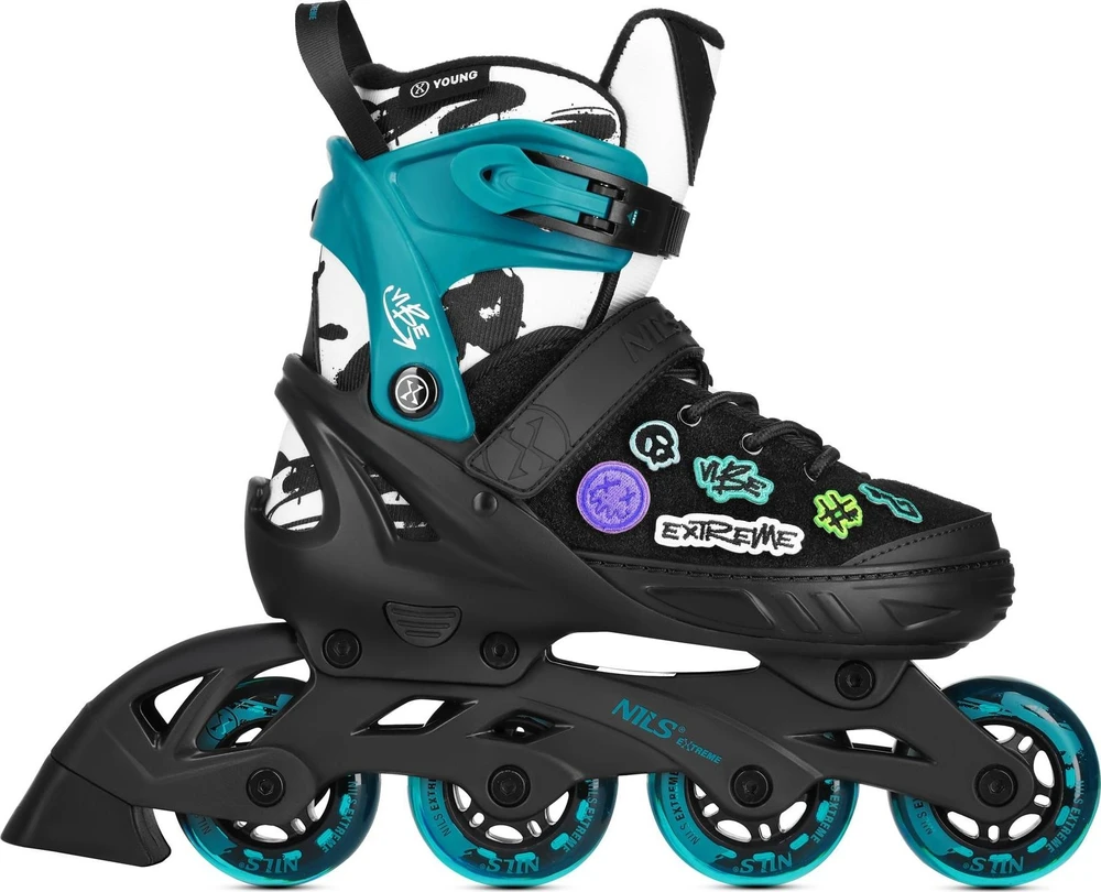 Riedučiai Nils Extreme Vibe NA2053A rožiniai, dydis XS (29-32)
