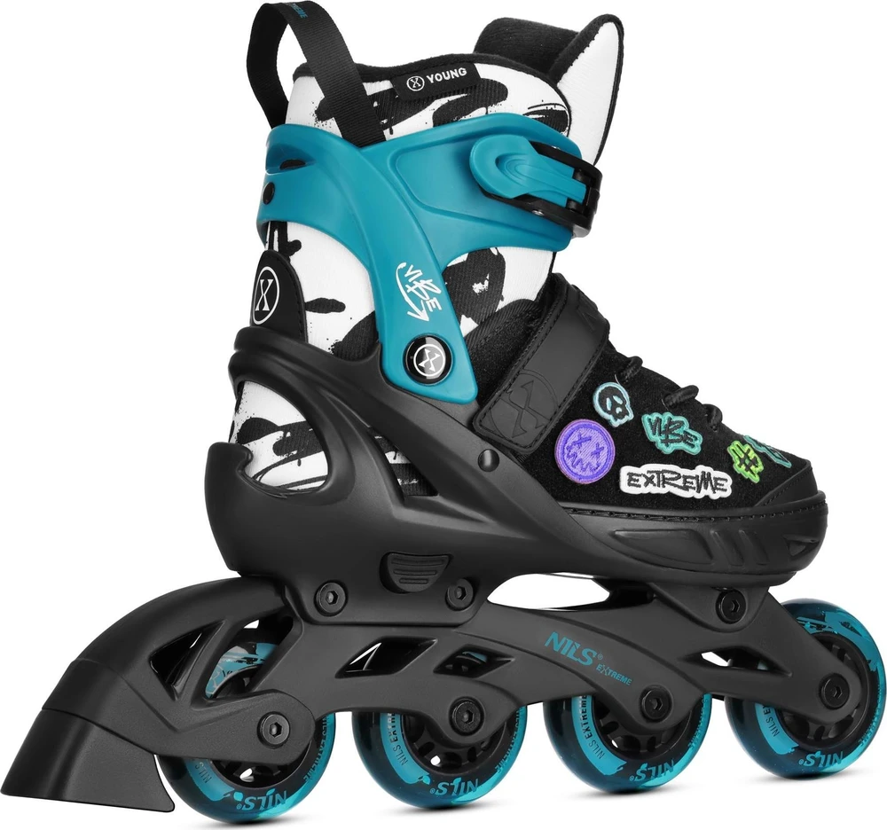 Riedučiai Nils Extreme Vibe NA2053A rožiniai, dydis XS (29-32)