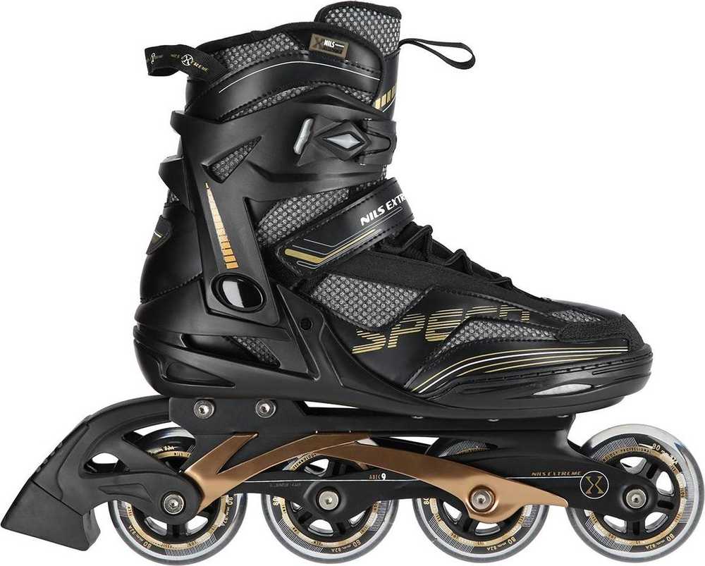 Riedučiai Nils Extreme NA2150 juodos-auksinės sp. - 43