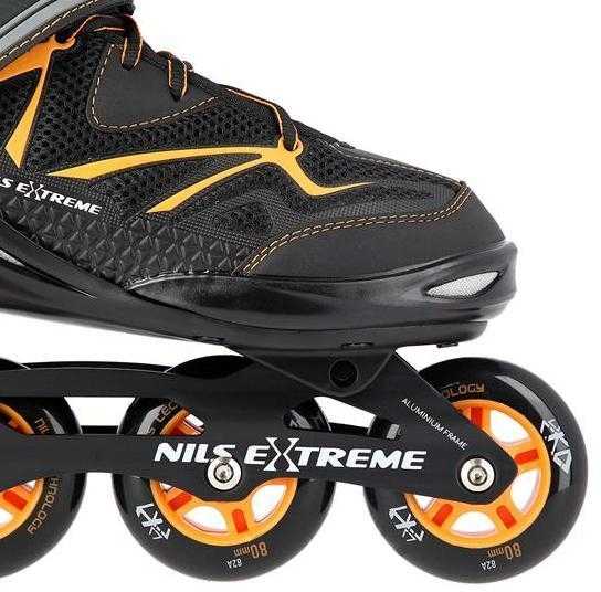 Riedučiai Nils Extreme NA9022 juodi-žali - 41