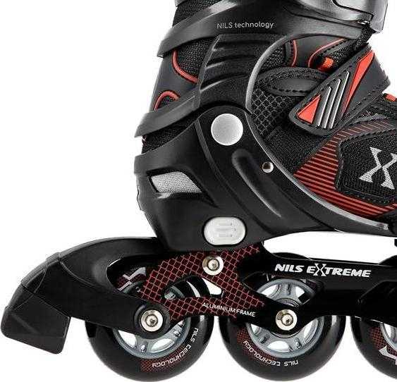 Riedučiai Nils Extreme NA9080 juodi-žali - |PU76 mm/82A L(39-42)|