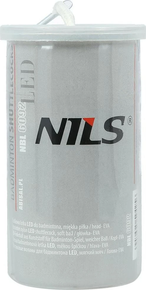 Nailoninis badmintono plunksniukas Nils NBL6092, 1 vnt., su kamuoliuku
