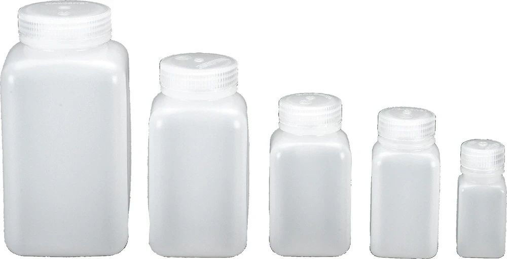 Nalgene butelis, plačiu kakleliu, kvadratinis