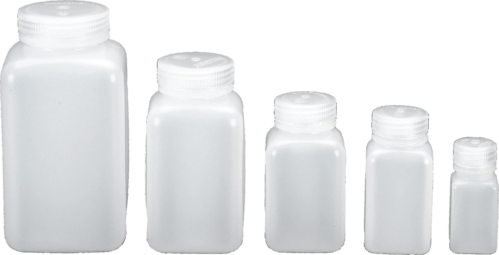 Nalgene gertuvė, plačiu kakleliu, kvadratinė