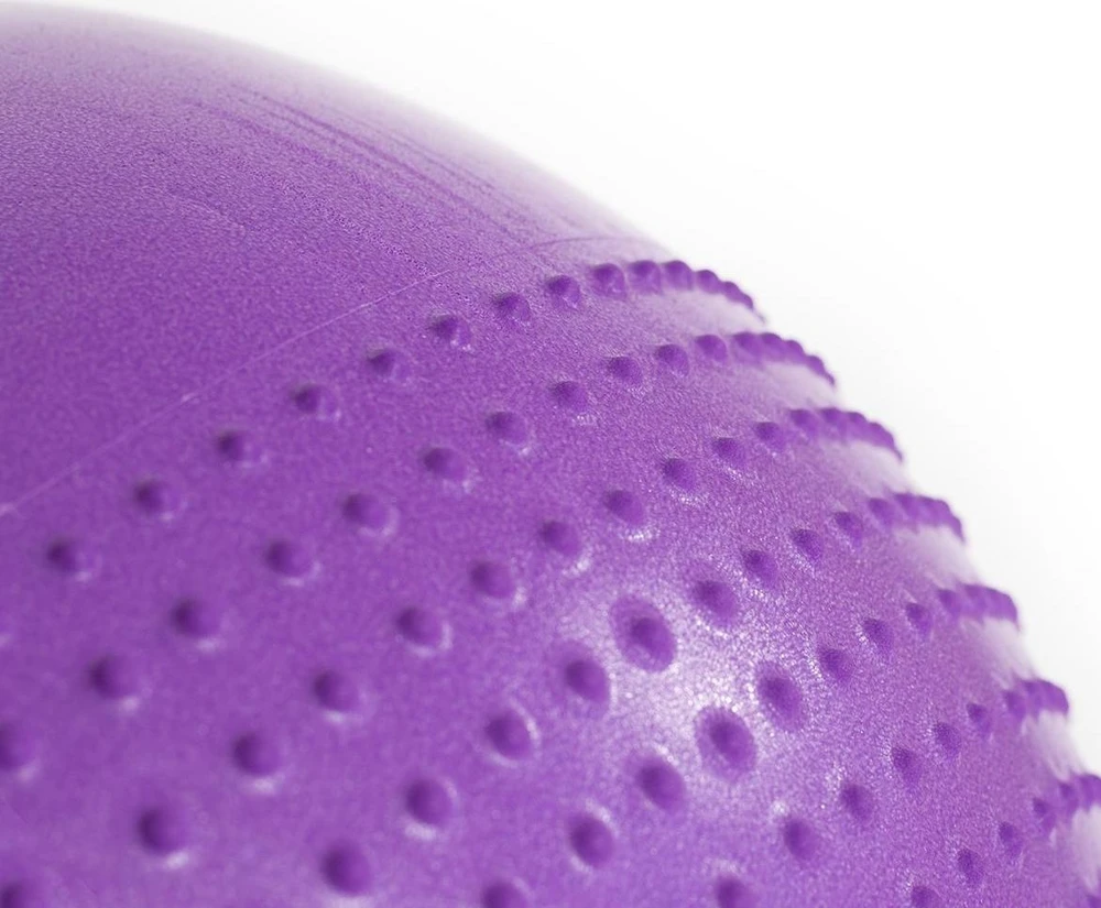 Naujas gimnastikos kamuolys HMS YB03, 55 cm, violetinis