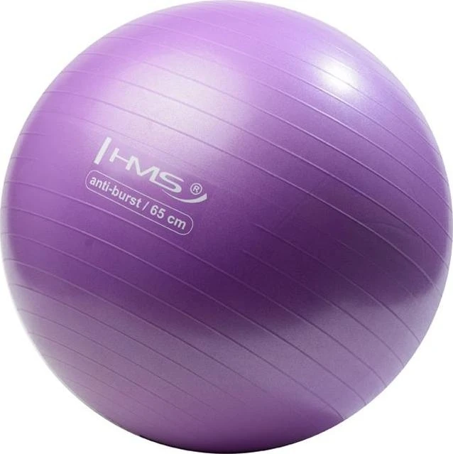 Naujas violetinis gimnastikos kamuolys HMS YB02, 65 cm