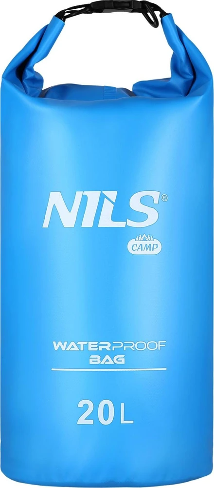 Vandeniui atsparus krepšys Nils Camp NC1703, 20 l, ryškiai mėlynas