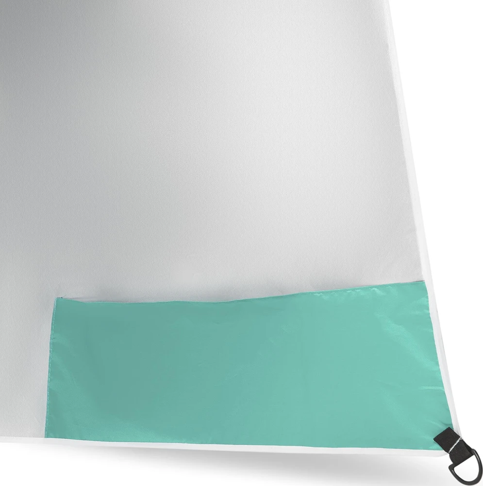 NC17114 paplūdimio skėtis ir užuovėja 2in1 XXL 240 cm žalia NILS