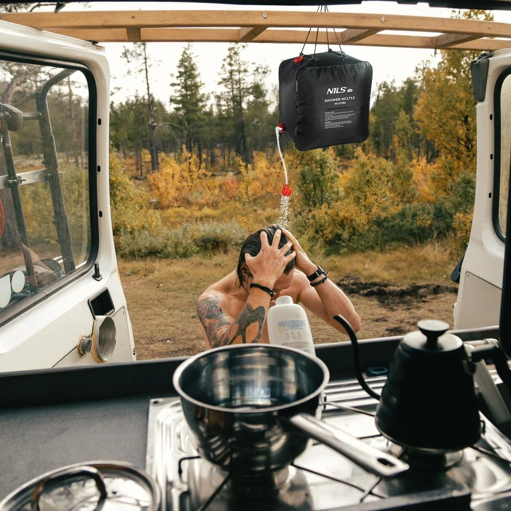 NC1713 PORTABLE SHOWER 40L NILS CAMP