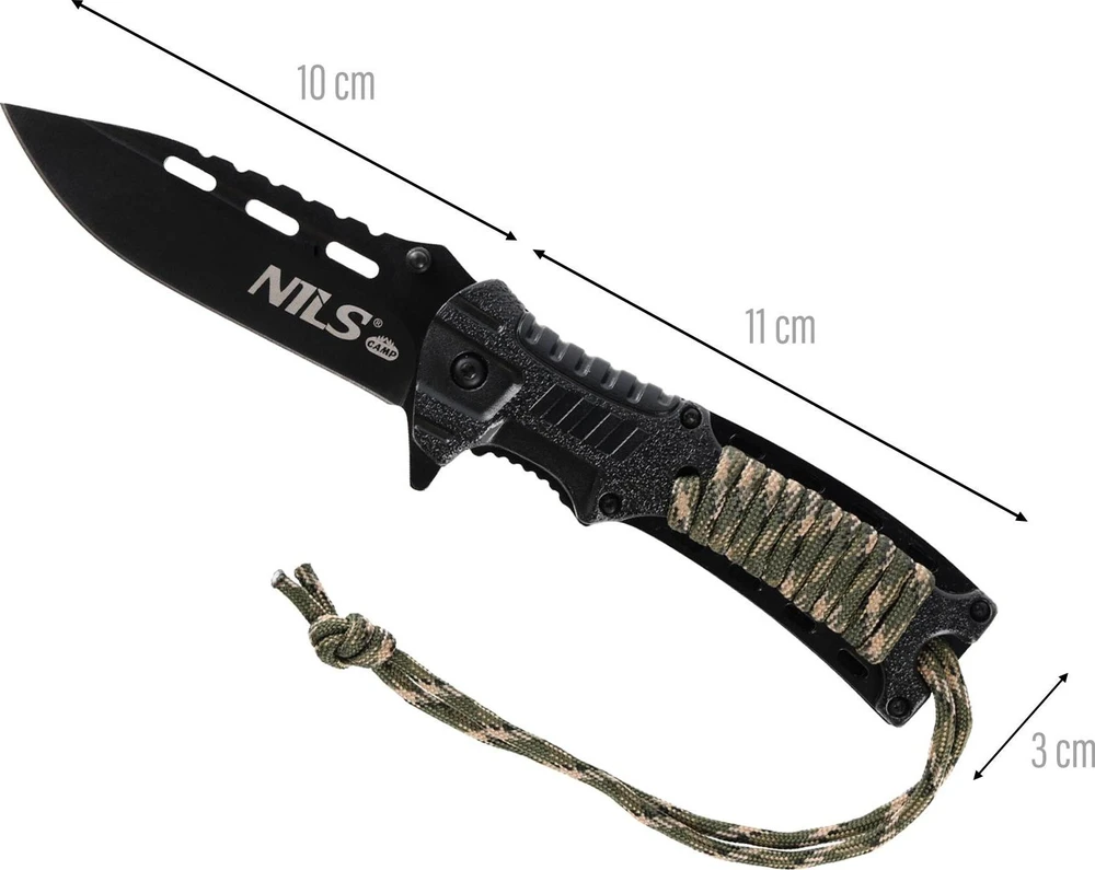 Sudedamas taktinis peilis Nils Camp NC1719