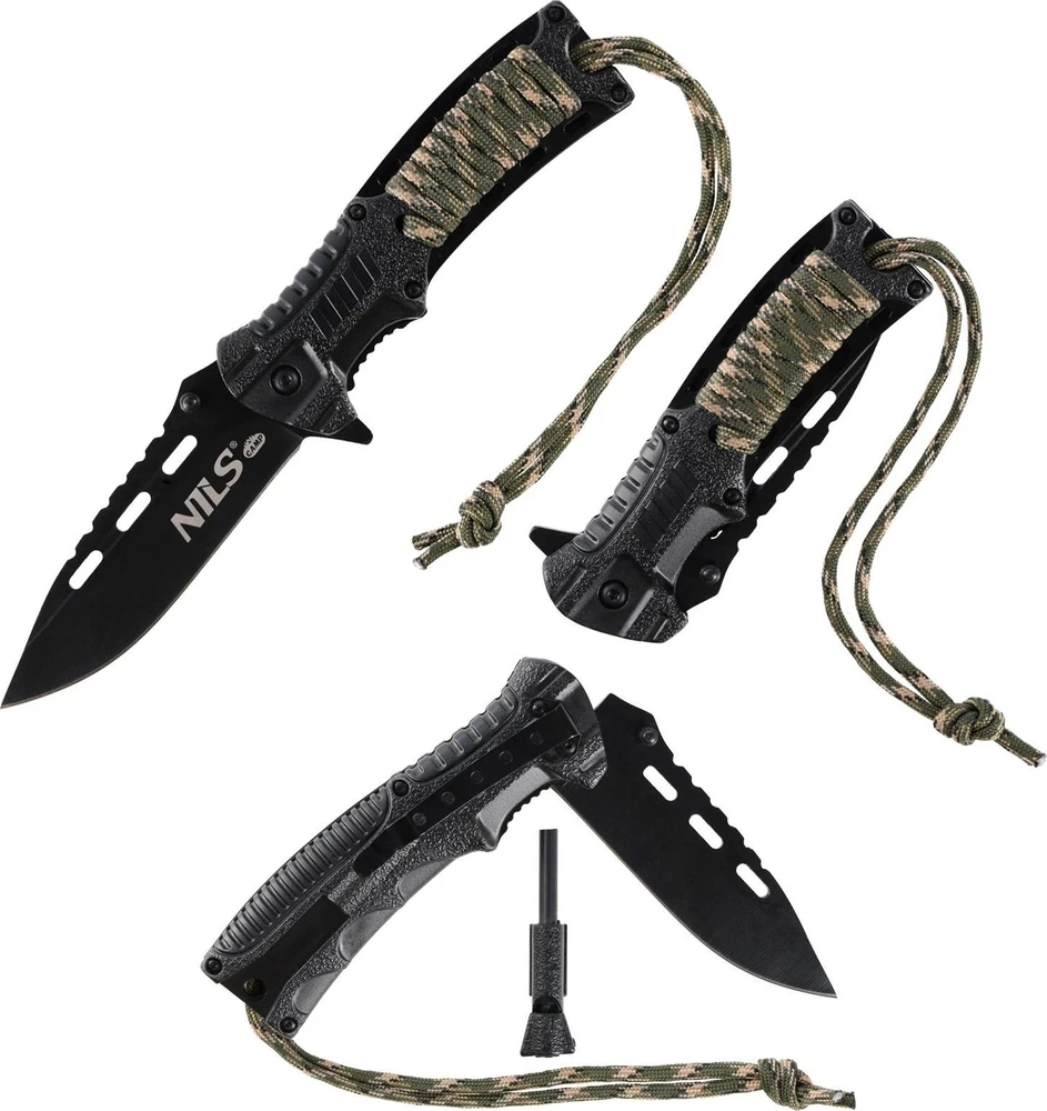 Sudedamas taktinis peilis Nils Camp NC1719