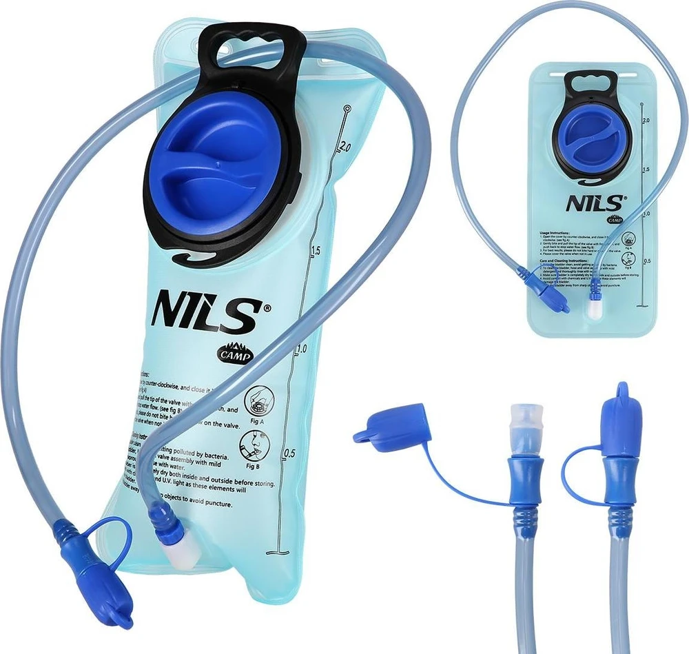 Vandens maišas Nils Camp NC1720, 2 l, mėlynas
