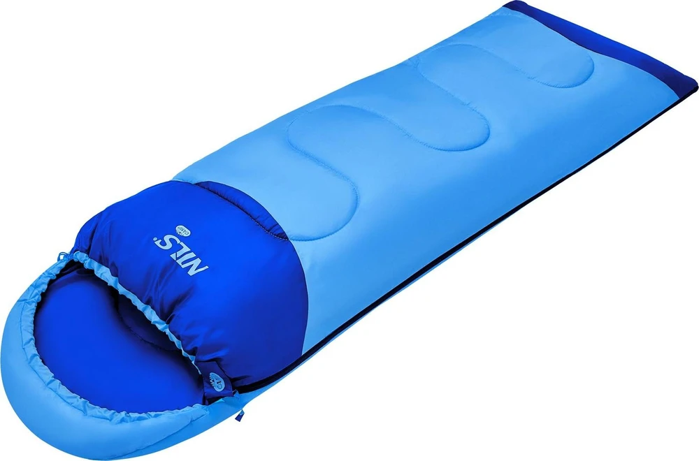 NC2007 Mėlynas SLEEPING BAG JUNIOR NILS CAMP