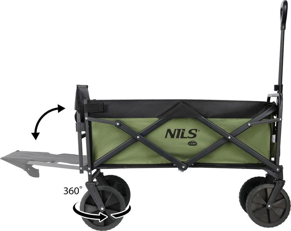 Nils Extreme NC2602 Žalias TROLLEY 150L NILS CAMP