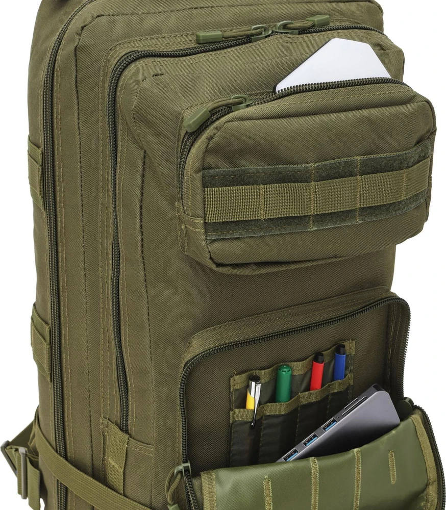 NC3902 Ranger taktinė kuprinė, žalia, 45 l, NILS Camp