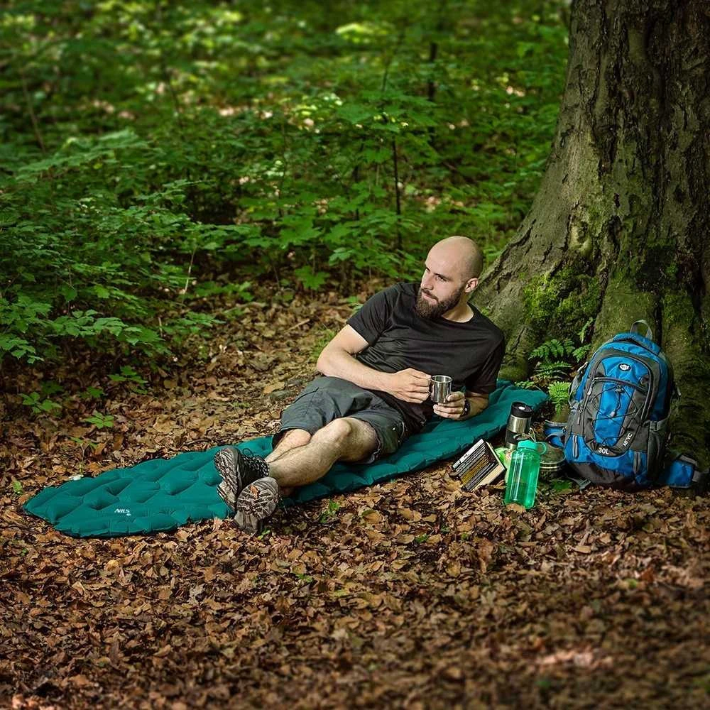 NC4005 TAMSIAI ŽALIAS TURISTINIS KILIMĖLIS NILS CAMP
