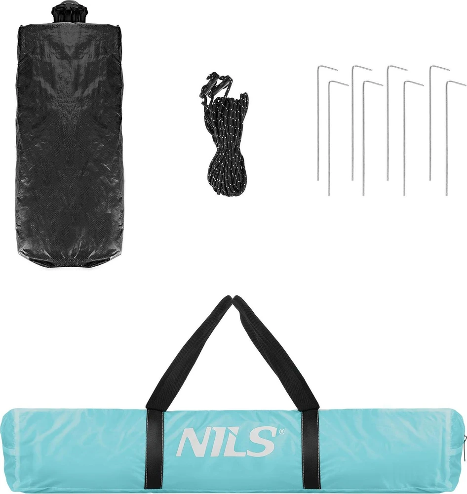 Nils Camp Automatinė paplūdimio palapinė Nils NC4802, mėlyna