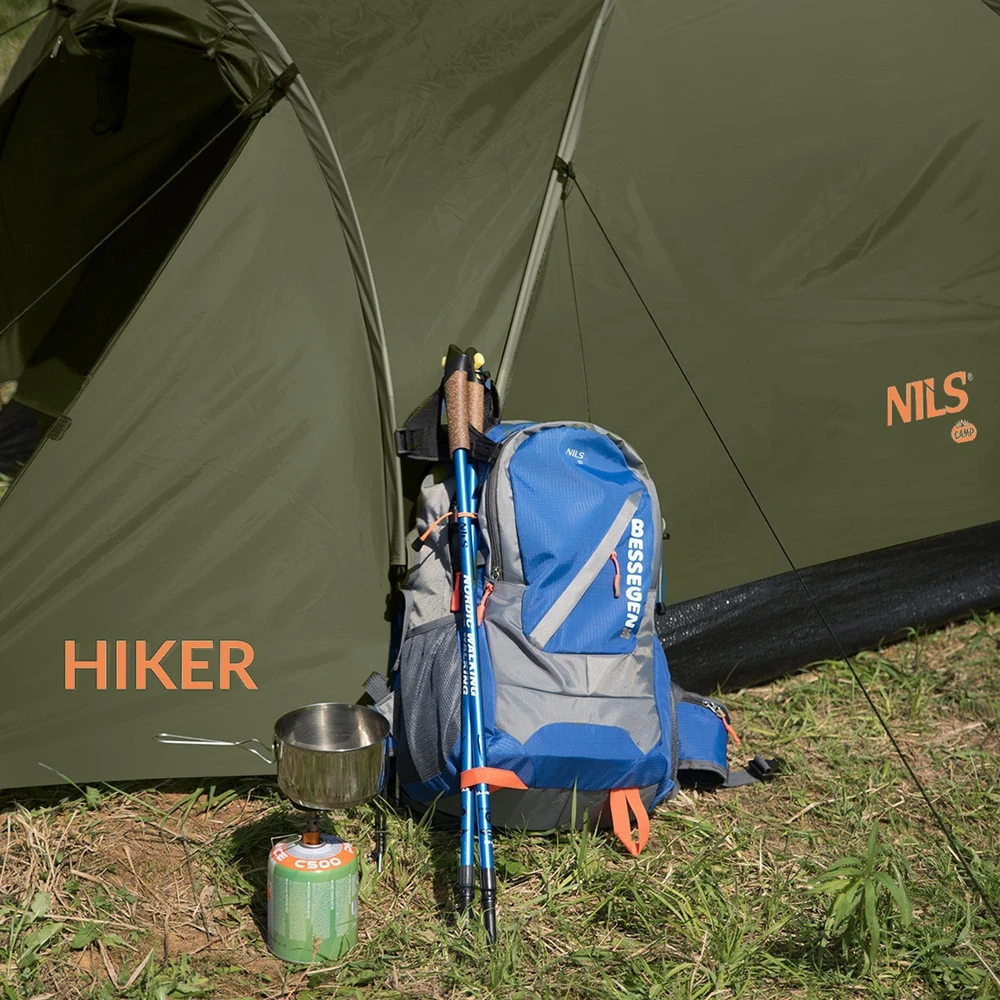 Nils Extreme Stovyklavimo palapinė Nils Camp Hiker NC6010, chaki